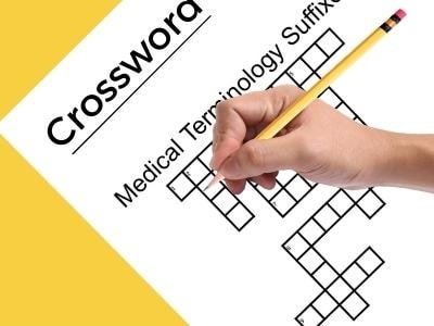 medical terminology suffixes crossword puzzle